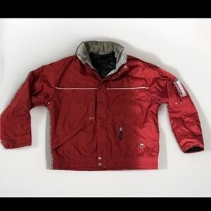Bogner Men’s Red Ski Jacket XL Alpine Winter Coat I Vintage Resortwear